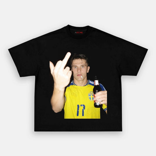 Sweden Football Style Tee 10