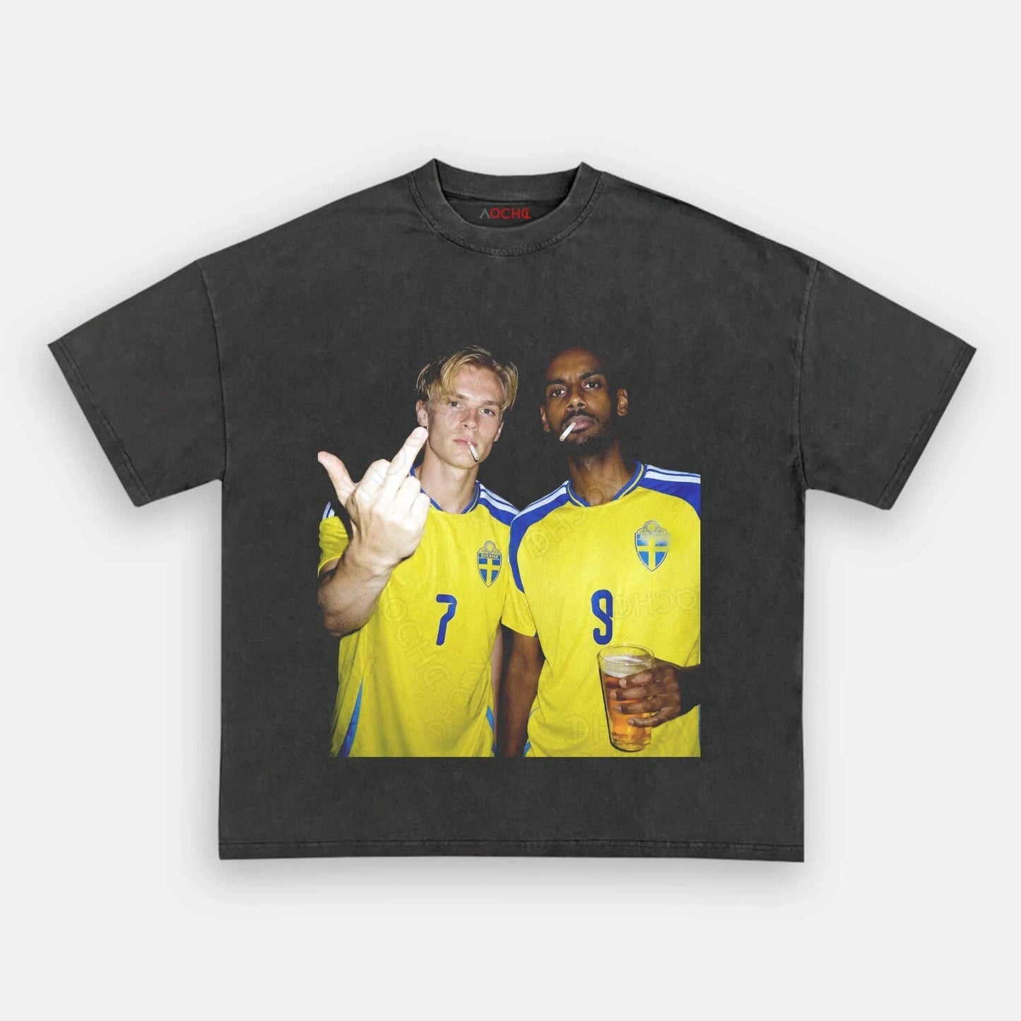 Sweden Football Style Tee 2.3