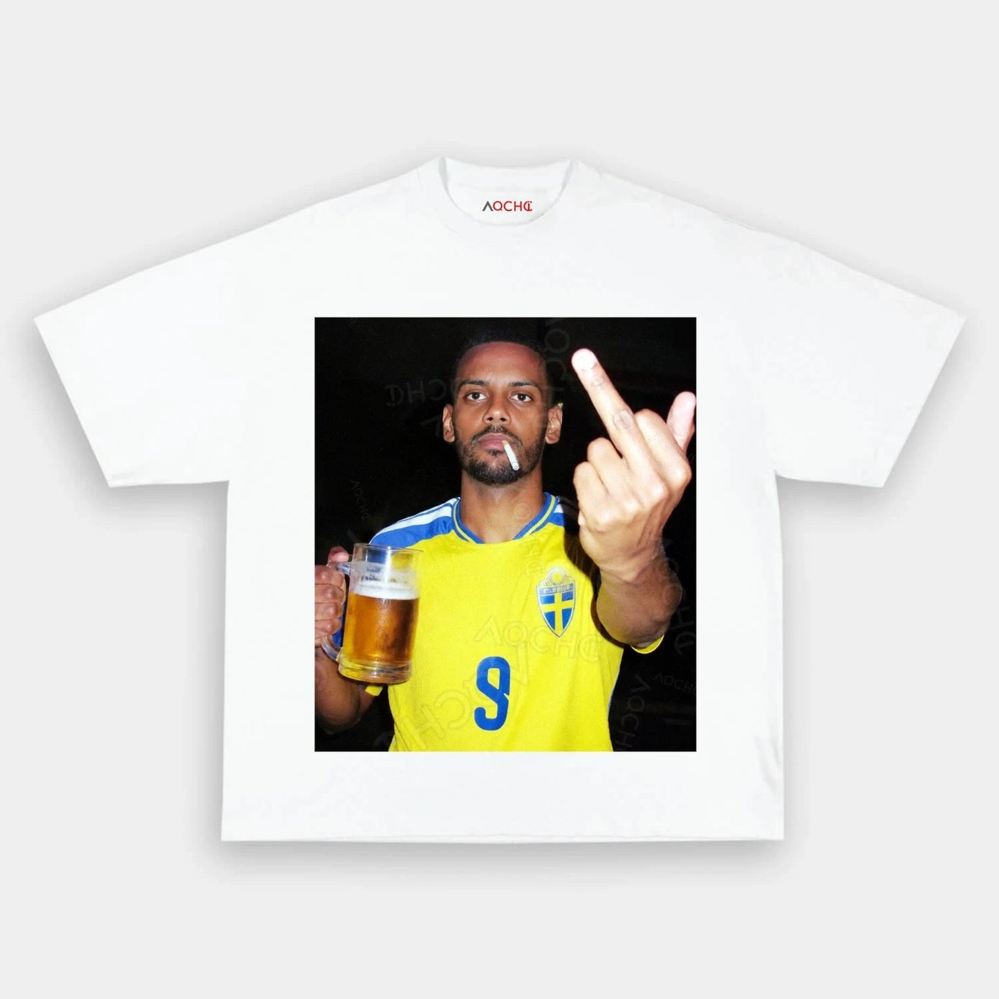 Sweden Football Style Tee 1