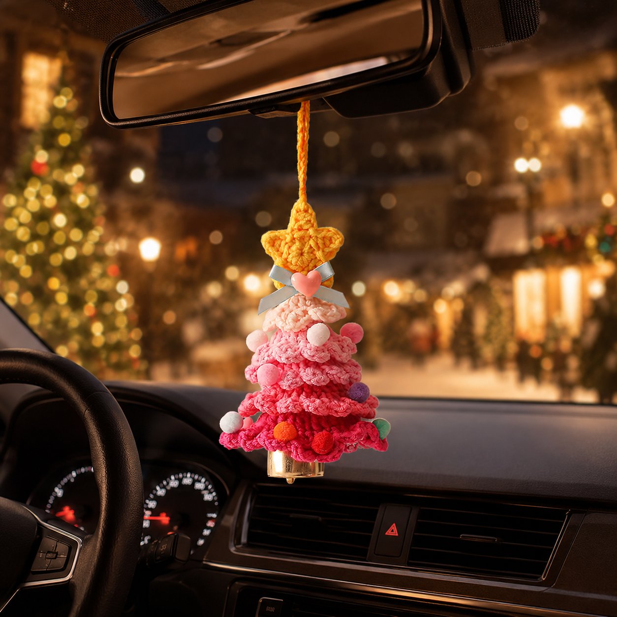 🎄Crochet Christmas Tree with Star Topper — Handmade Tabletop Holiday Decor Gift✨