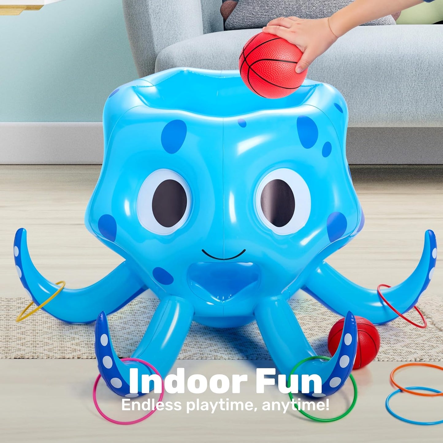 Sloosh Pool Toys, 2-in-1 Inflatable Float Water Game