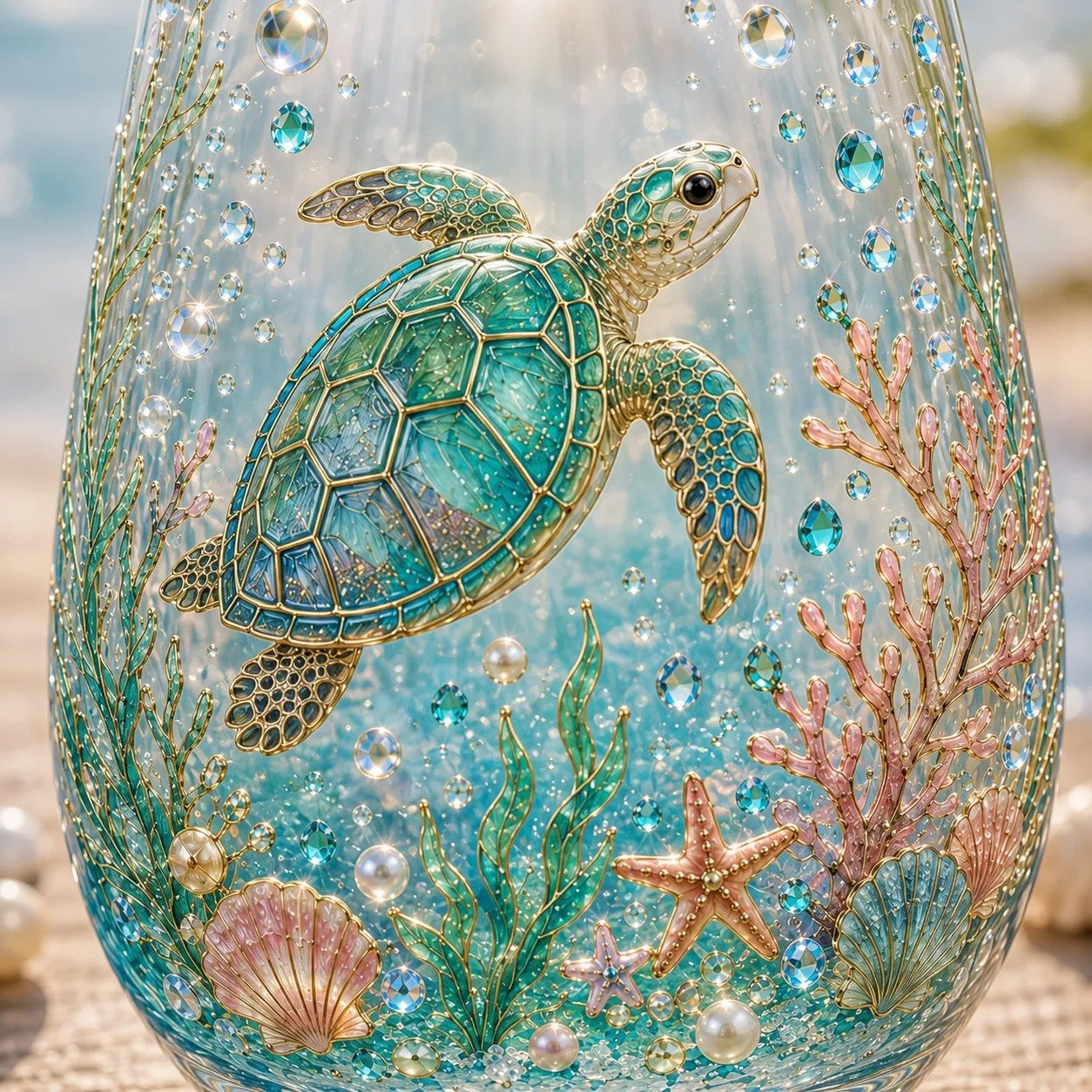 🌸🌿 Limited Edition 2026 Garden Morning Bliss Glass Tea Cup☀️☕