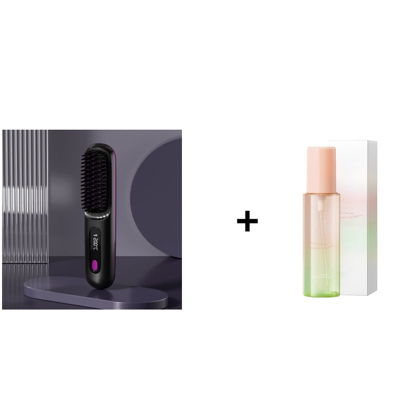 ⏰Hot Sale: 50% OFF💖Cordless Ceramic Heated Hair Straightening Comb