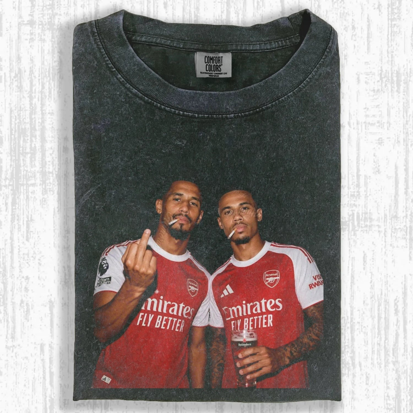 William Saliba ＆ Gabriel Magalhães Arsenal Tee