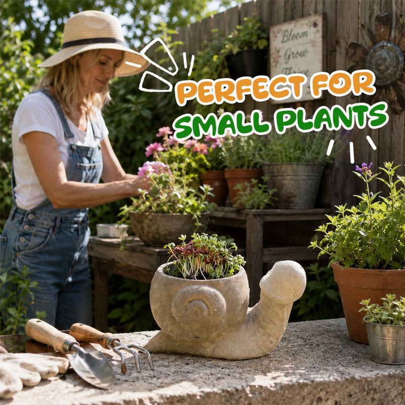 🐌 The Garden Planter That Makes Everyone Smile