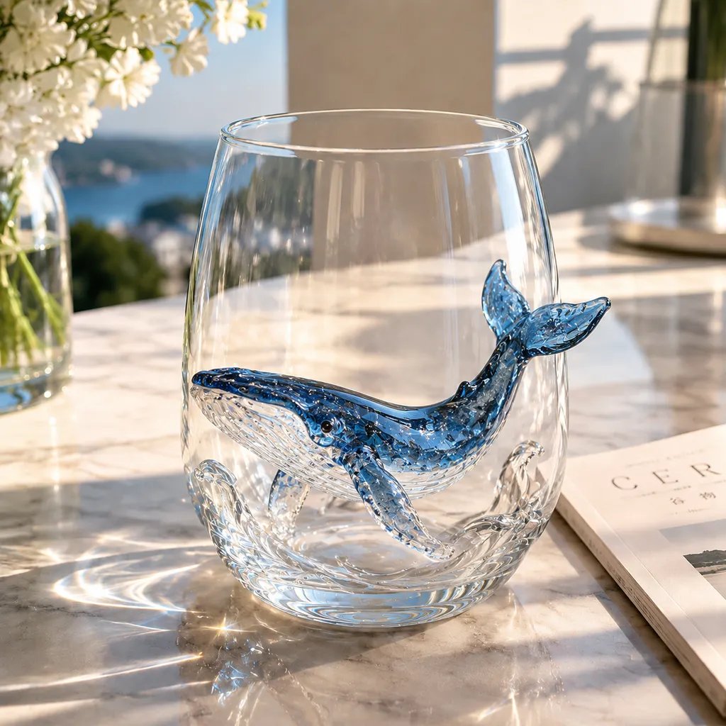 🌊 3D Ocean Animal Artisan Glassware Collection for Fresher Sips, Coastal Elegance & Elevated Home Bar Vibes