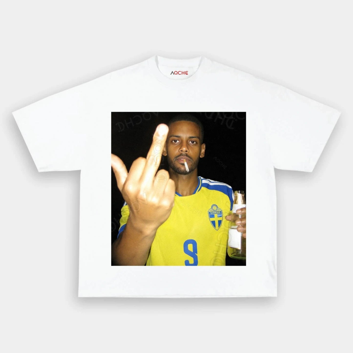 Sweden Football Style Tee 2