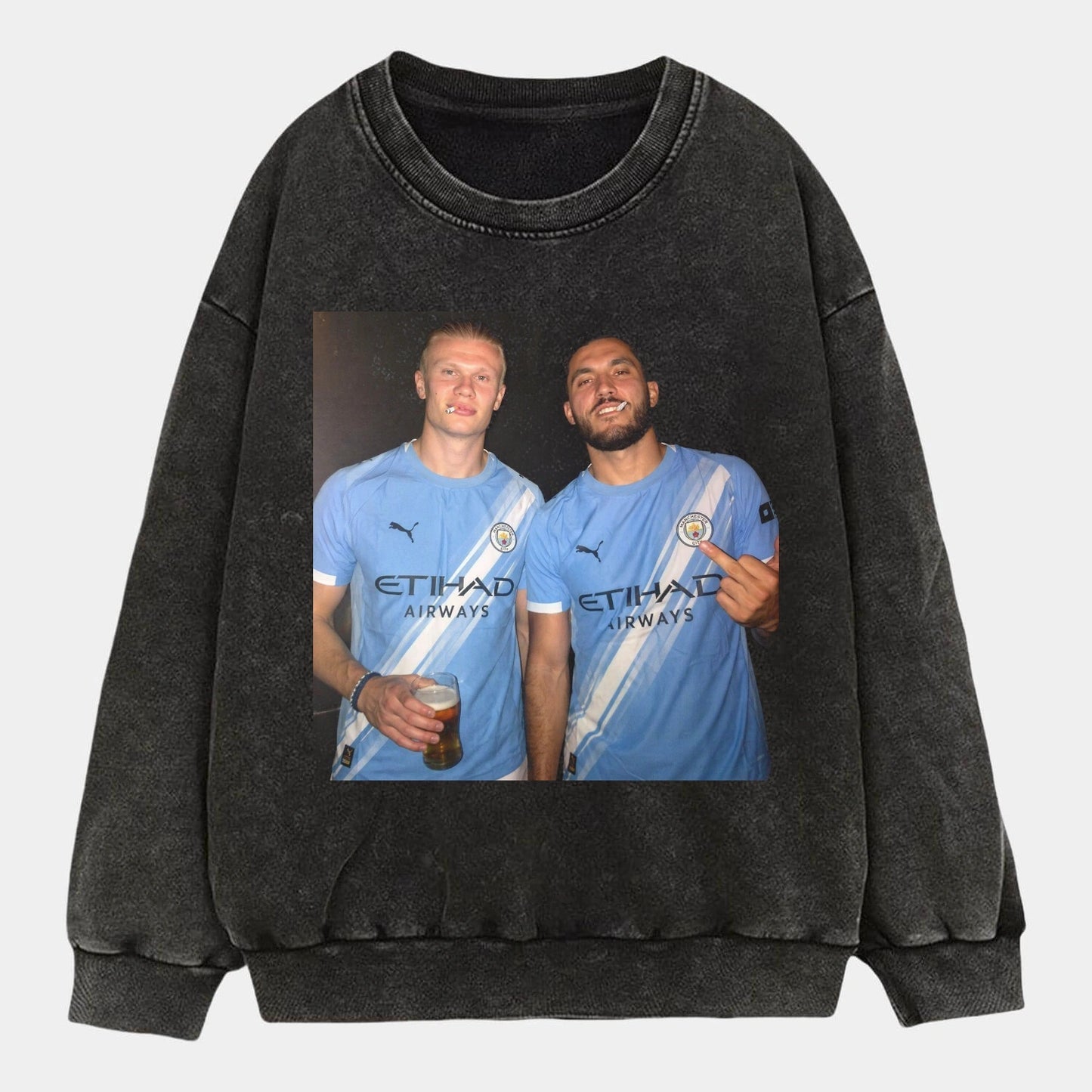 Erling Haaland & Rayan Cherki Tee