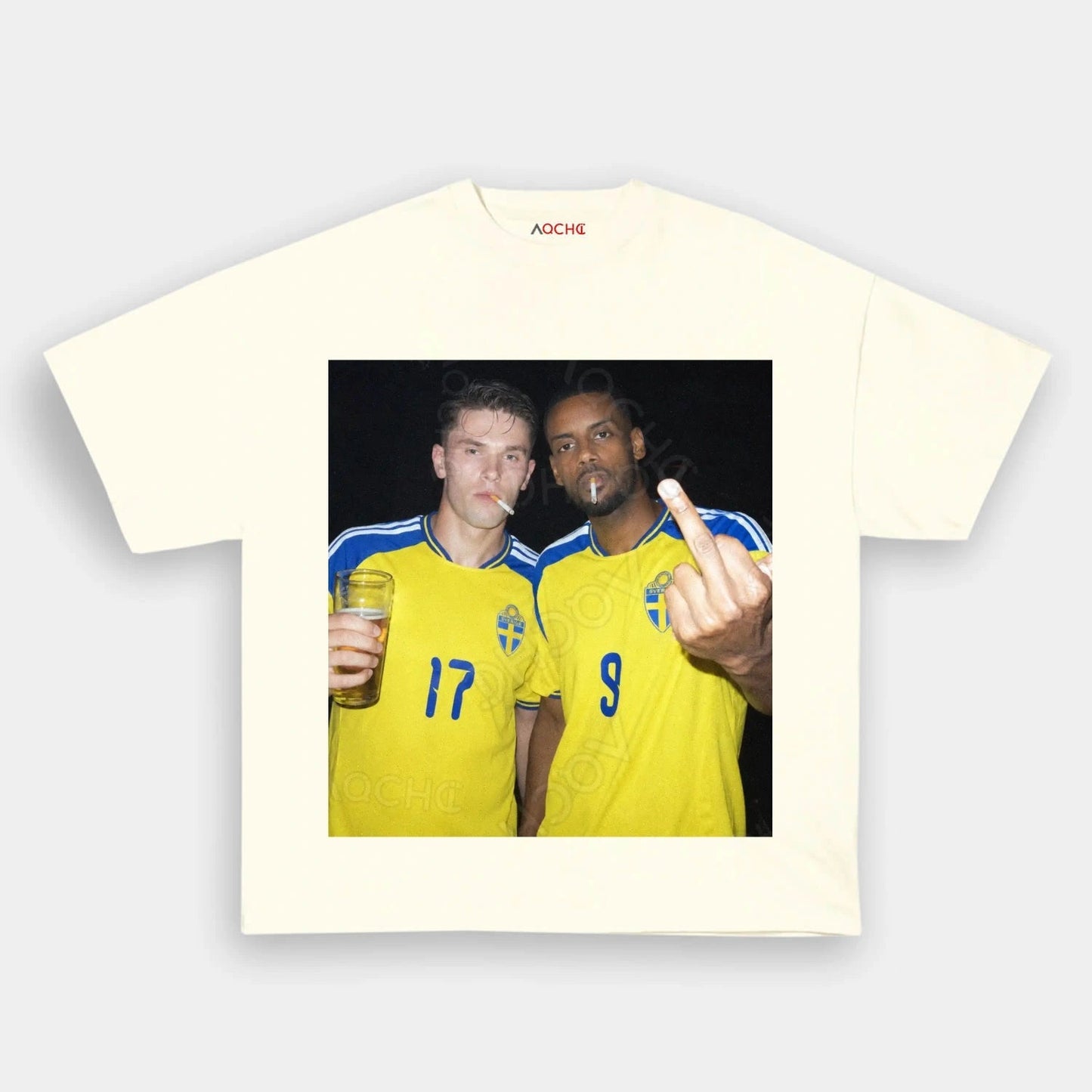 Sweden Football Style Tee 2.9