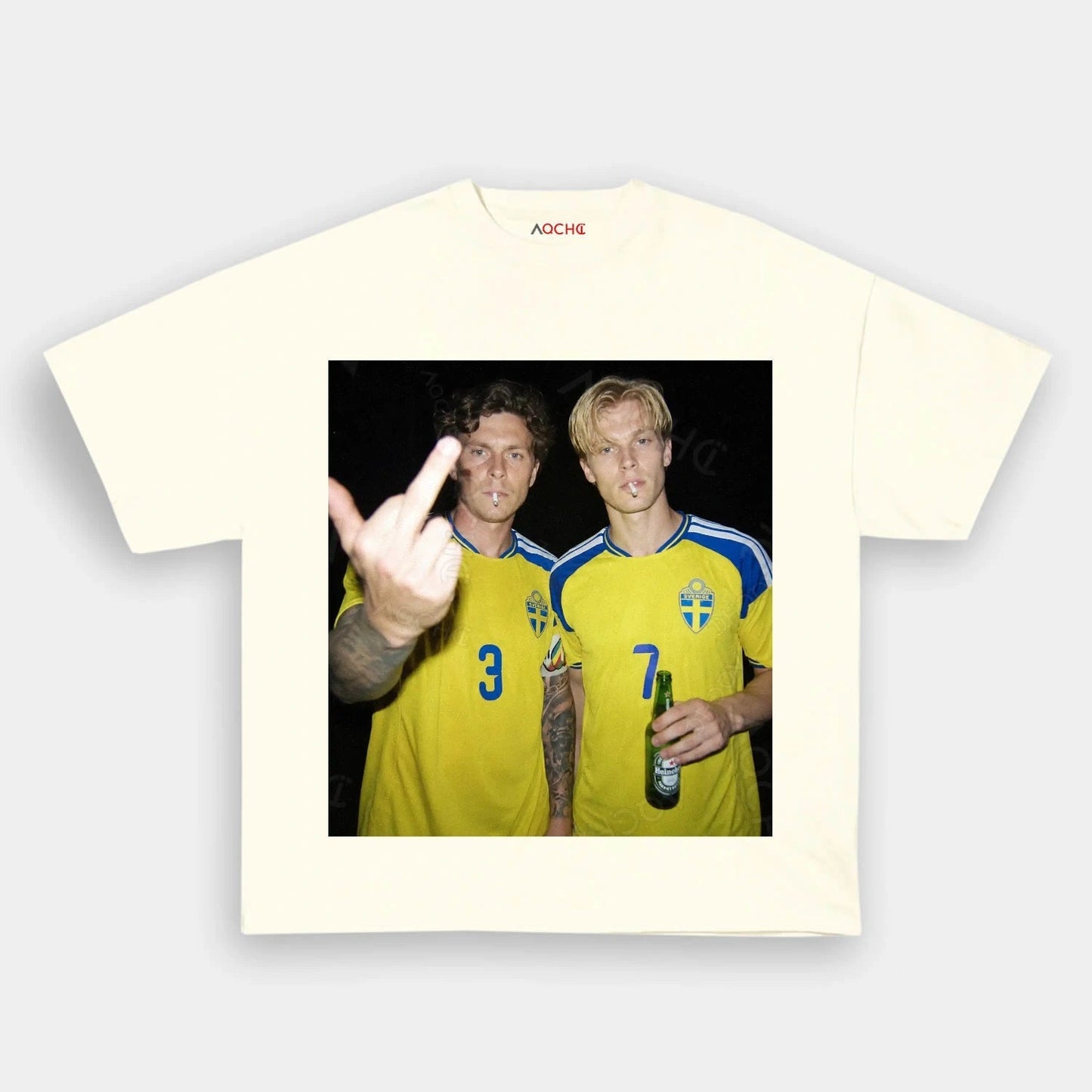 Sweden Football Style Tee 2.8
