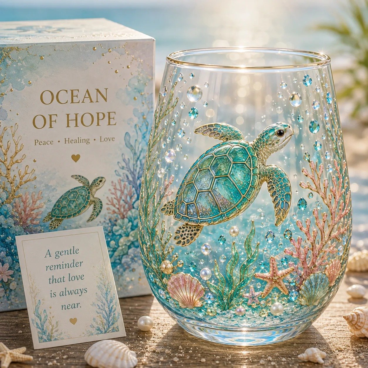 🌸🌿 Limited Edition 2026 Garden Morning Bliss Glass Tea Cup☀️☕