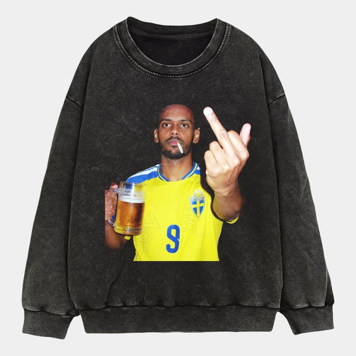 Sweden Football Style Tee 1