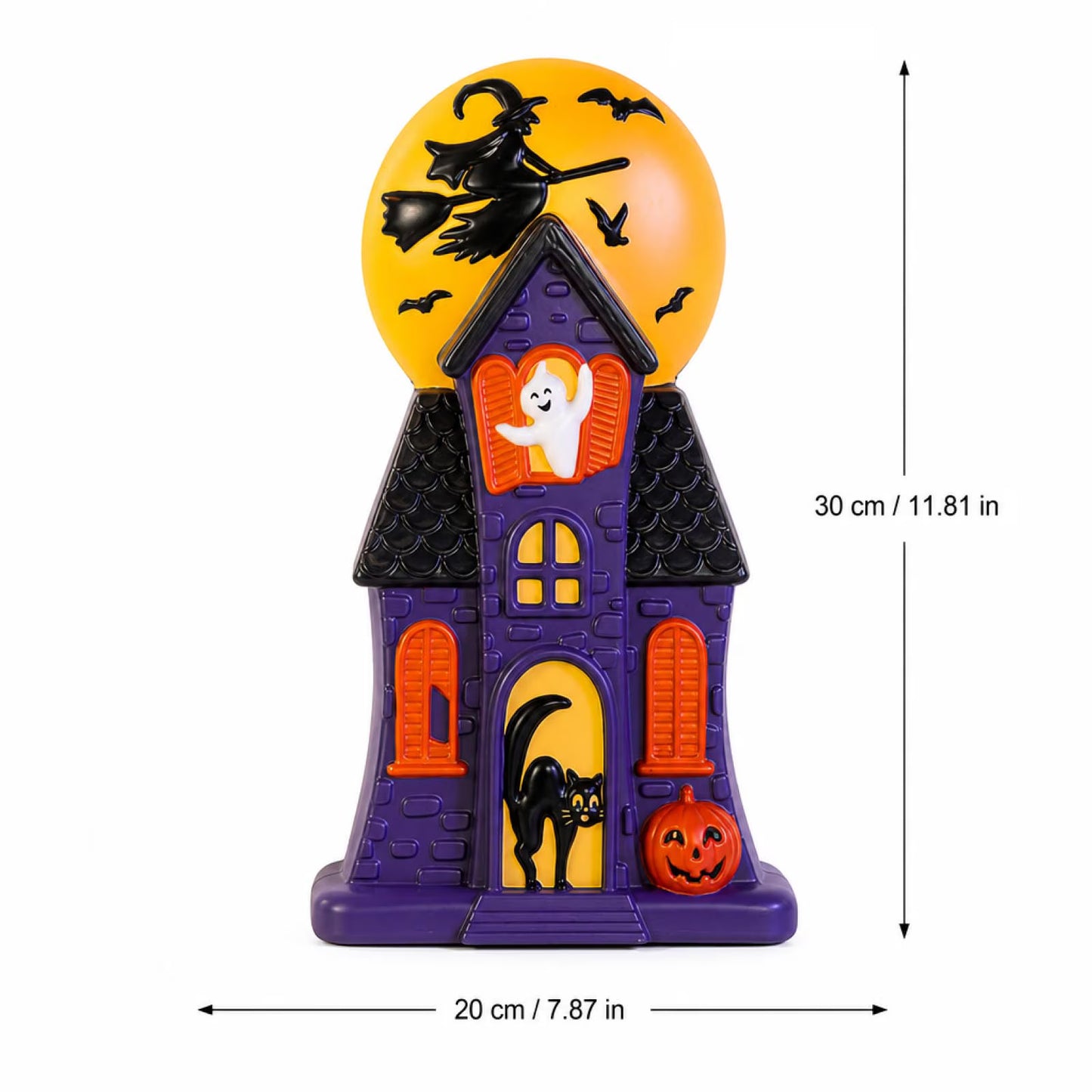 Haunted House Resin Statue – Gothic Halloween Centerpiece 🏰🎃