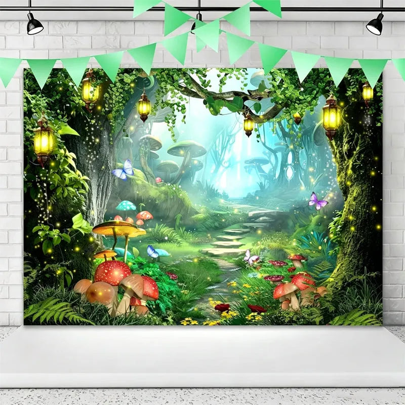 🌲🌸 Turn your backyard into an enchanted forest – one banner, endless beauty! ✨