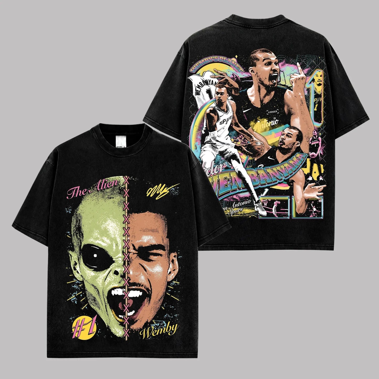 Victor Wembanyama Vintage Graphic T-Shirt