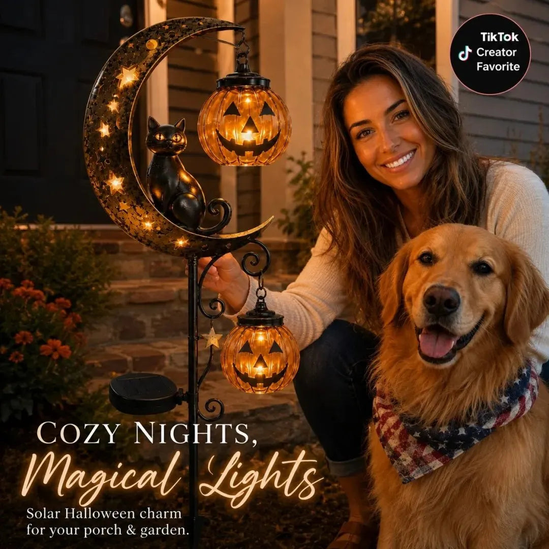🎃Pumpkin Moon Garden Stake Light