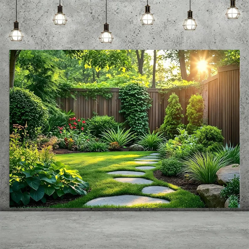 🌲🌸 Turn your backyard into an enchanted forest – one banner, endless beauty! ✨