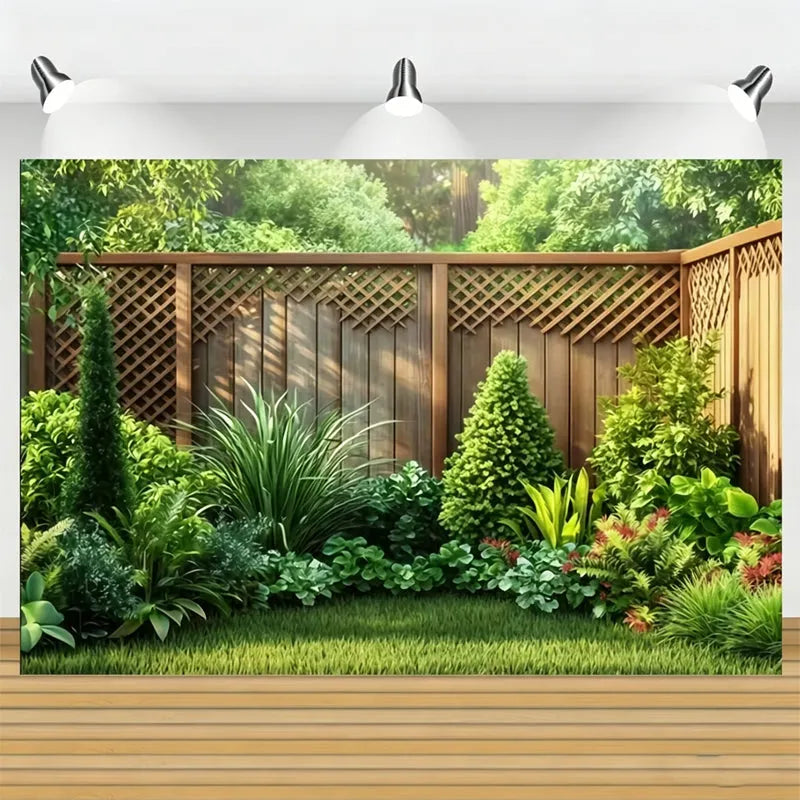 🌲🌸 Turn your backyard into an enchanted forest – one banner, endless beauty! ✨
