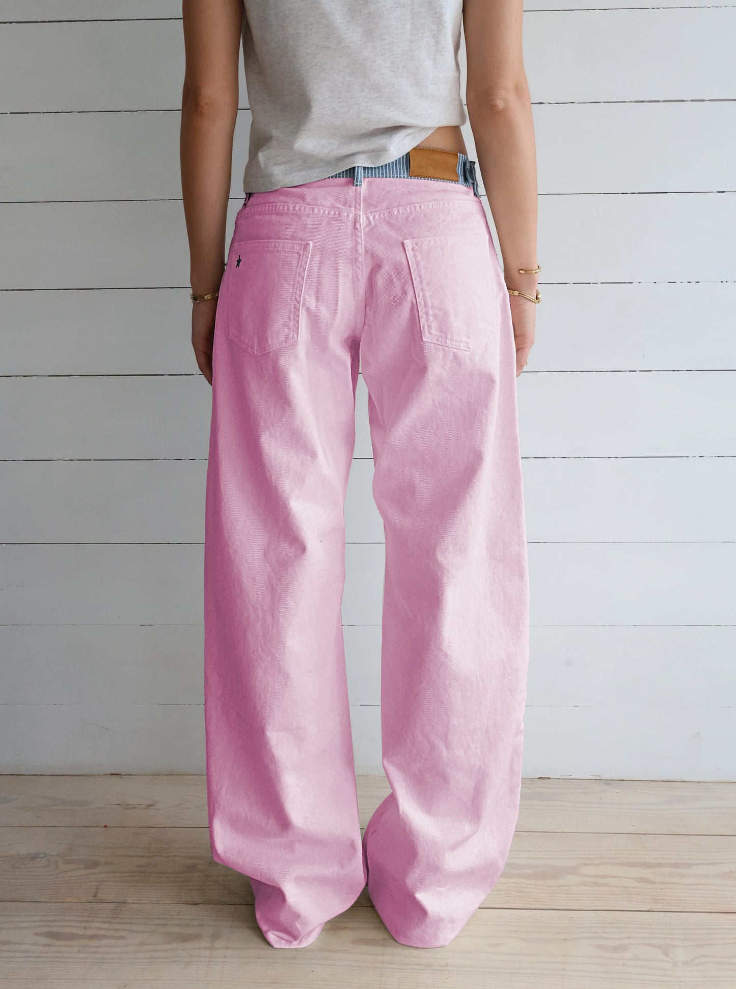 Women's Casual Wide-Leg Straight-Leg Jeans