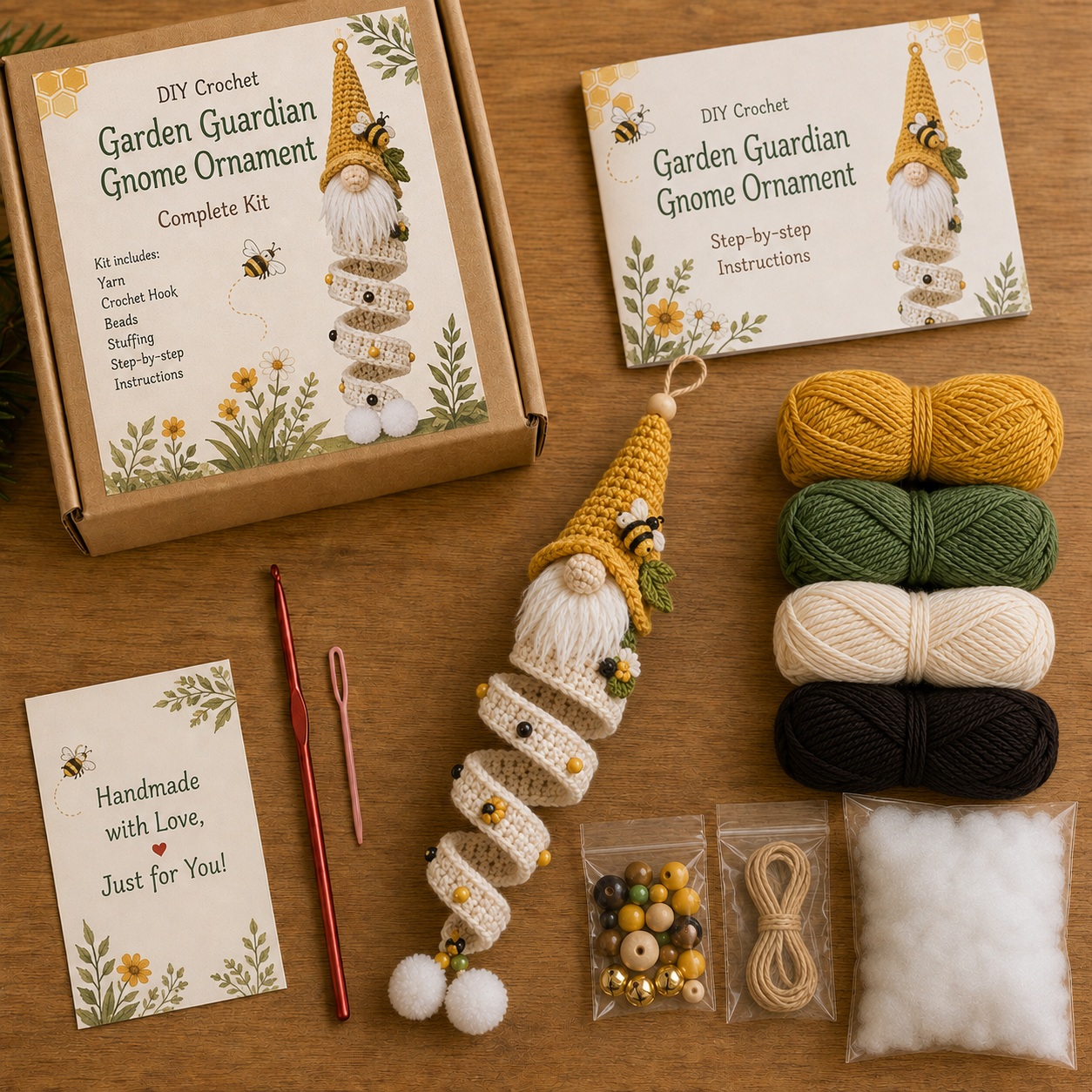 🎄DIY Crochet Gnome Ornament Collection🎉The joy of handicrafts awaits your exploration❤️