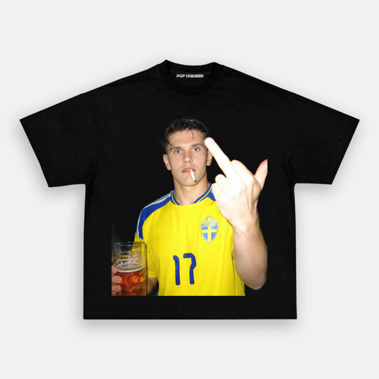 Sweden Football Style Tee 9