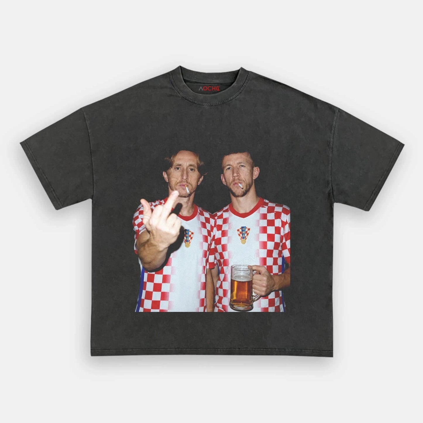 Croatia Football Style Tee