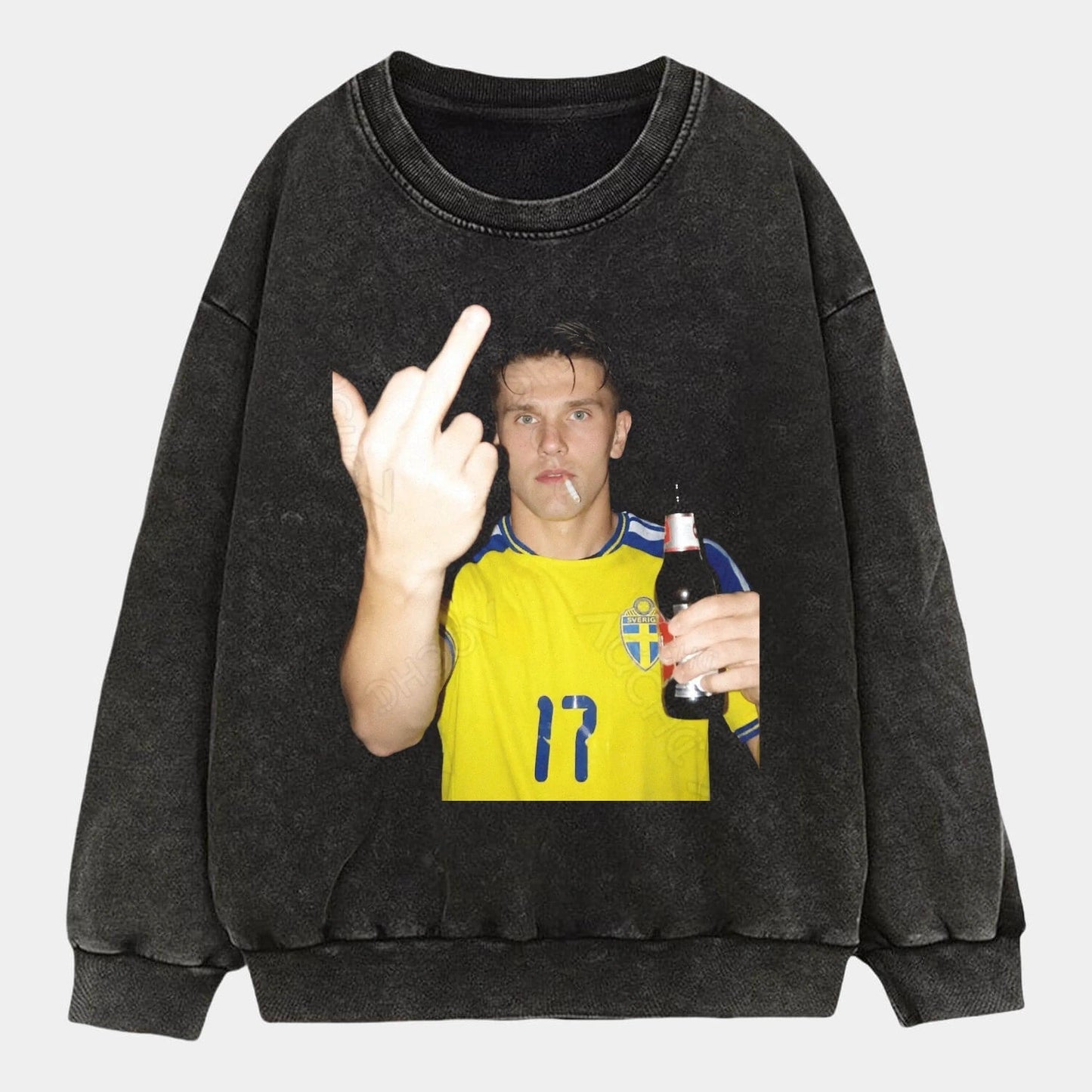 Sweden Football Style Tee 10