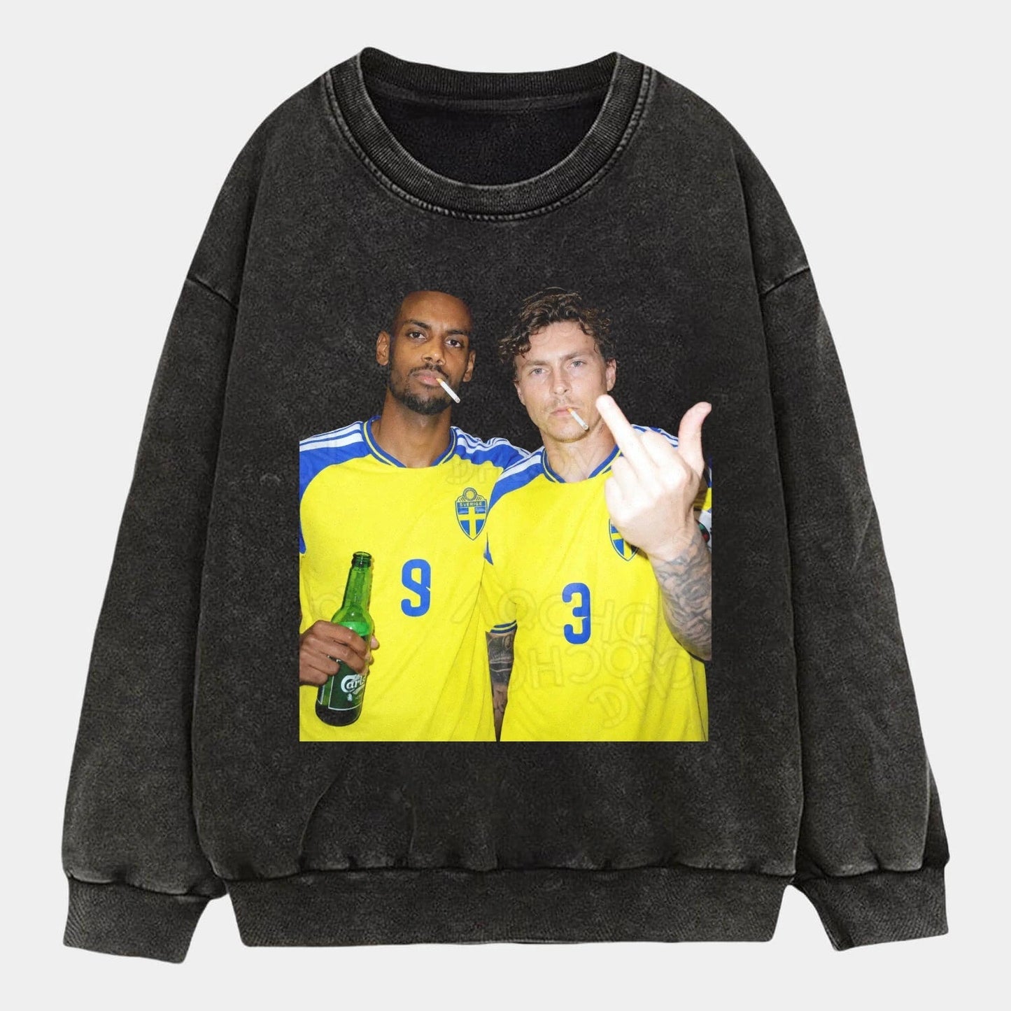Sweden Football Style Tee 2.2