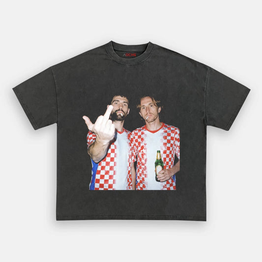 Croatia Football Style Tee