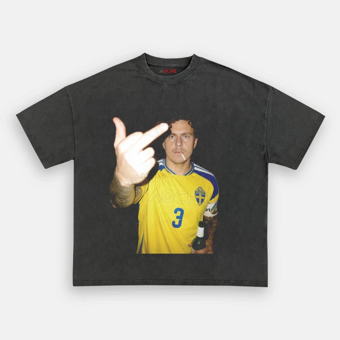 Sweden Football Style Tee 3
