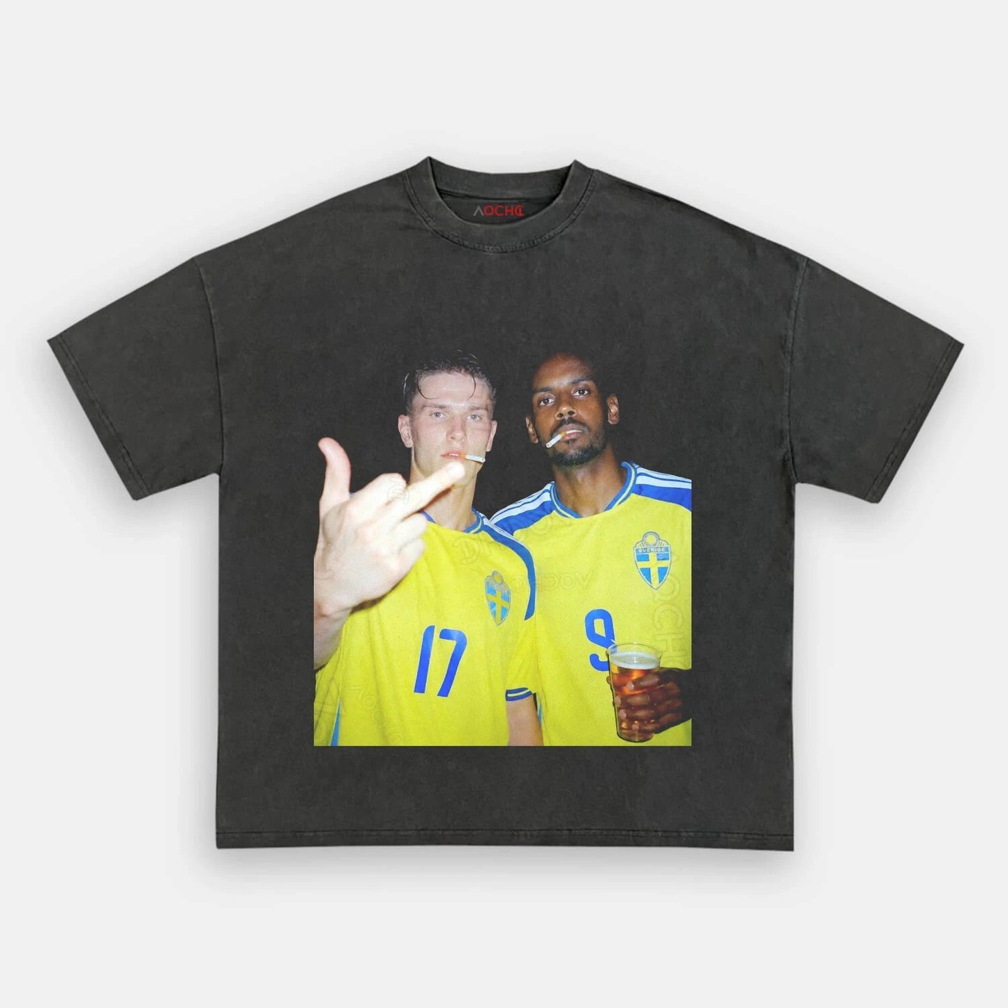 Sweden Football Style Tee 2.7