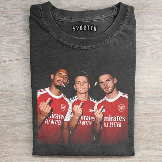 William Saliba & Martin Odegaard & Declan Rice Tee