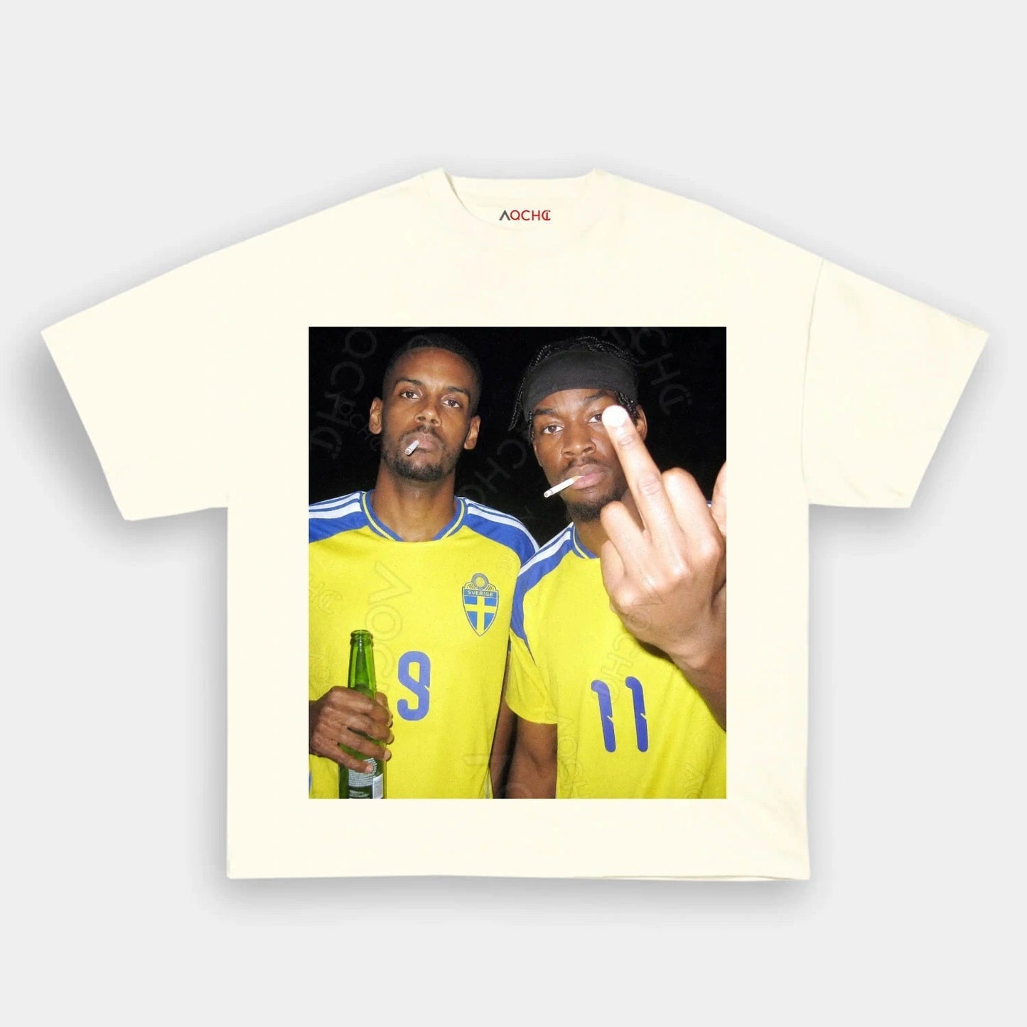 Sweden Football Style Tee 2.5