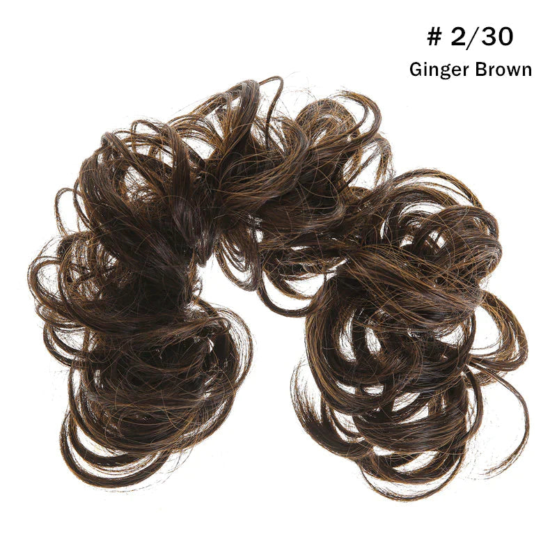 Scrunchie Messy Hair Bun Chignon Elastic Band Extension