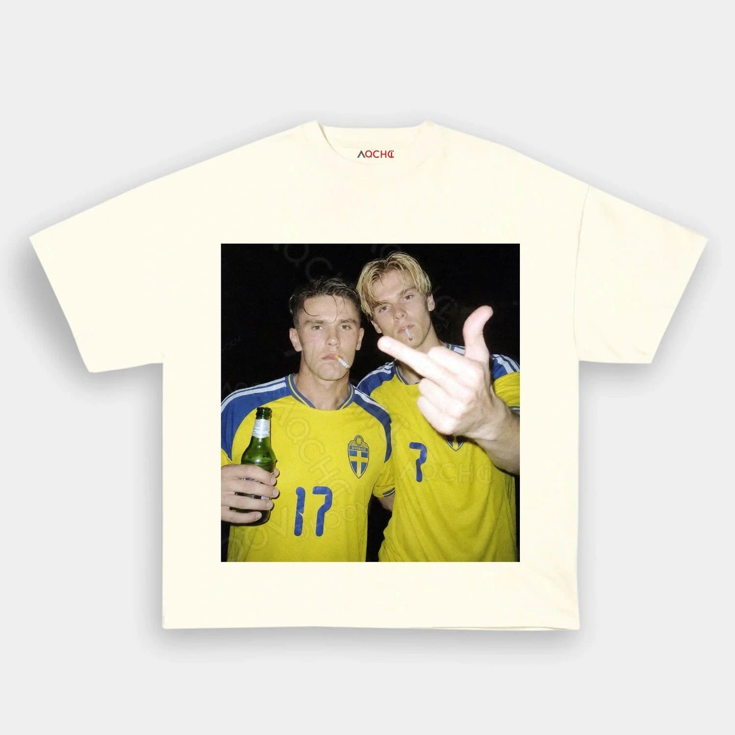 Sweden Football Style Tee 3.4