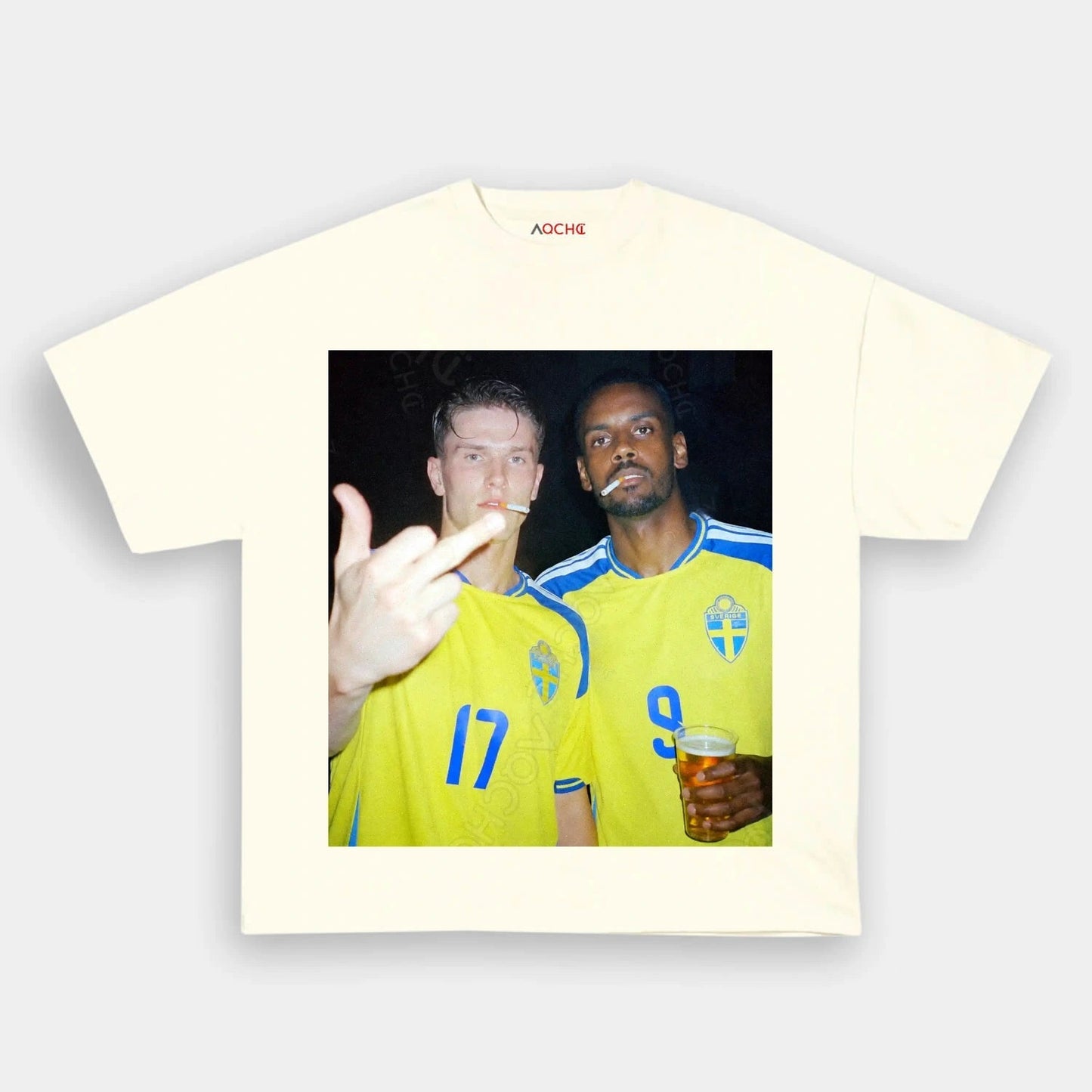 Sweden Football Style Tee 2.7