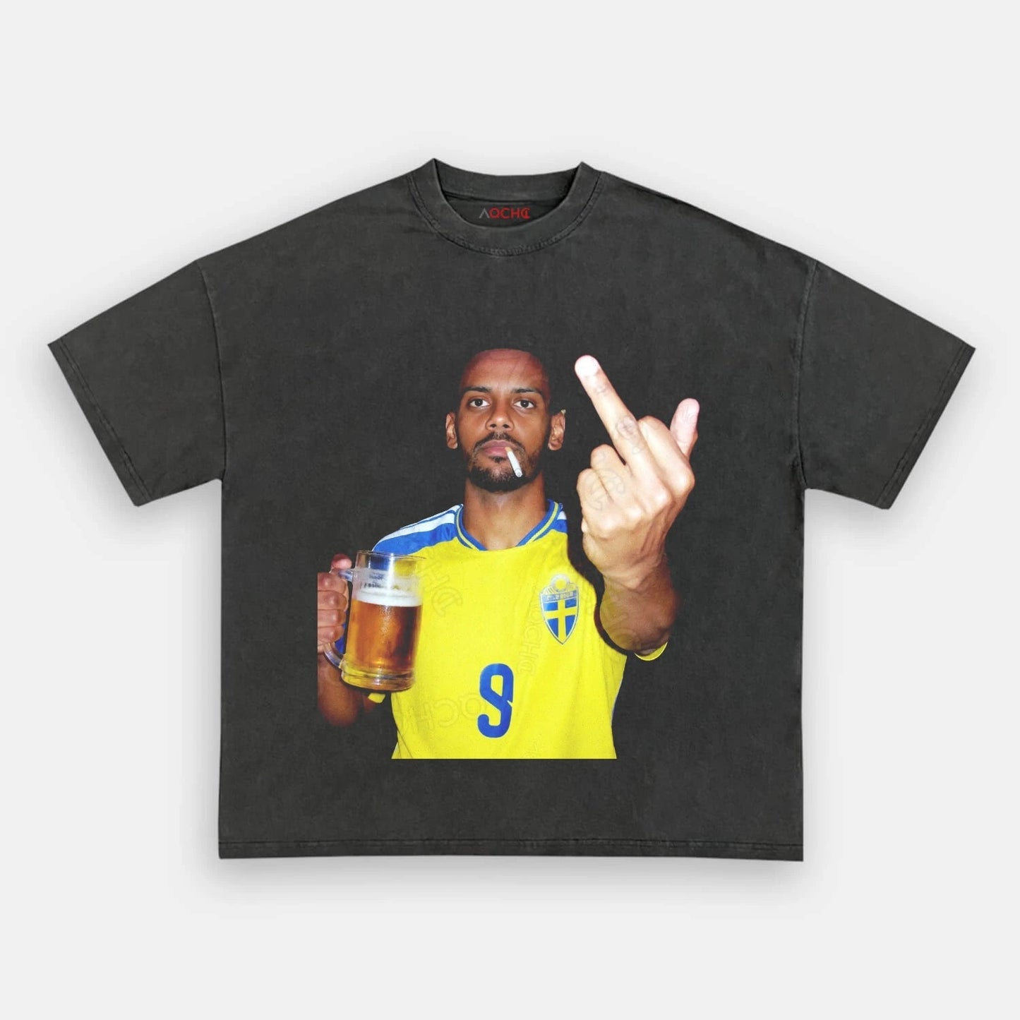 Sweden Football Style Tee 1