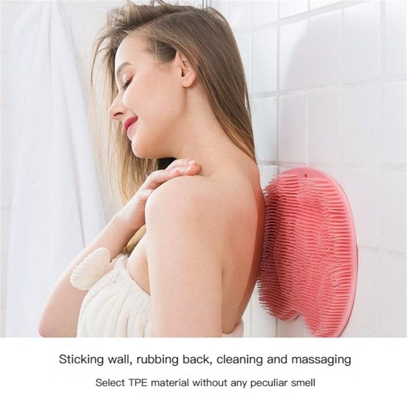 🔥Shower Foot & Back Scrubber, Massage Pad✨