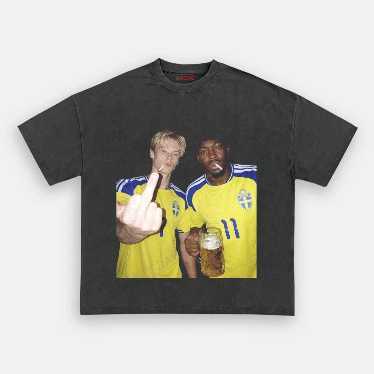 Sweden Football Style Tee 3.2