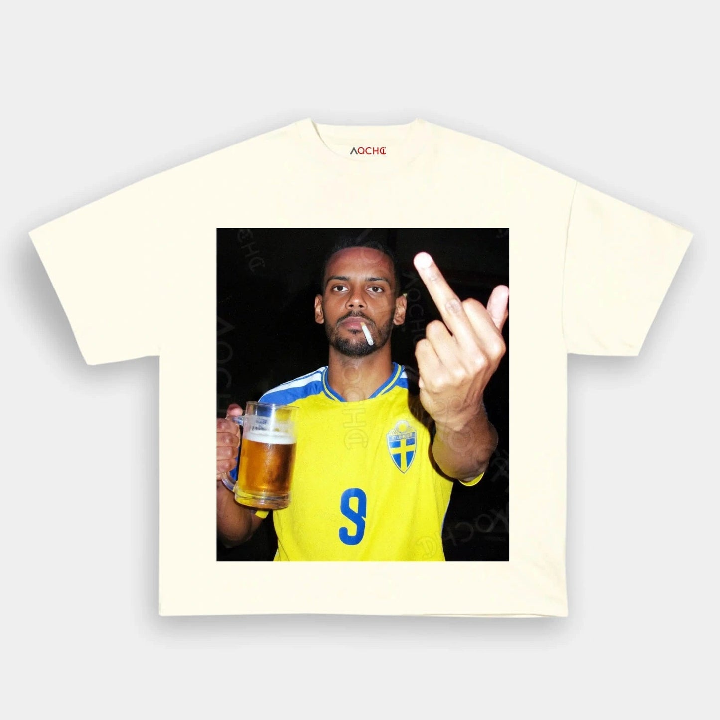 Sweden Football Style Tee 1