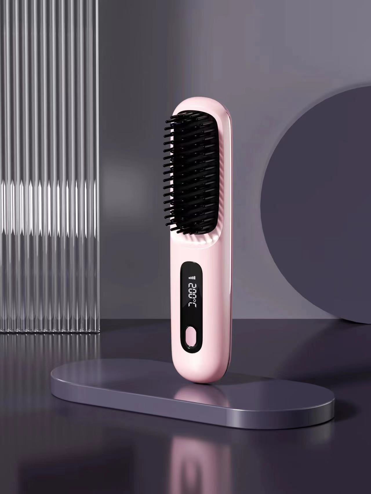 ⏰Hot Sale: 50% OFF💖Cordless Ceramic Heated Hair Straightening Comb