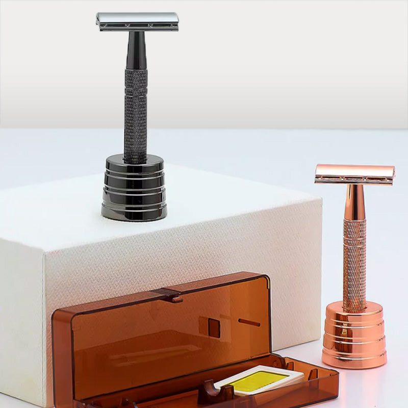 Classic Double-Sided Detachable Razor Set