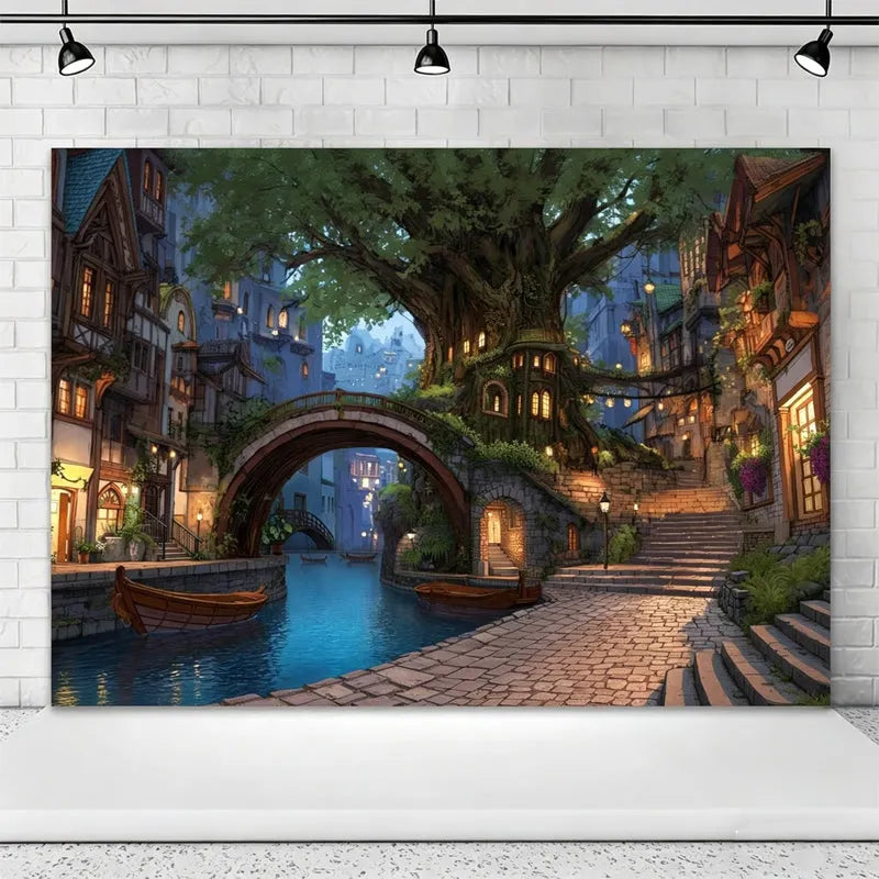 🌲🌸 Turn your backyard into an enchanted forest – one banner, endless beauty! ✨