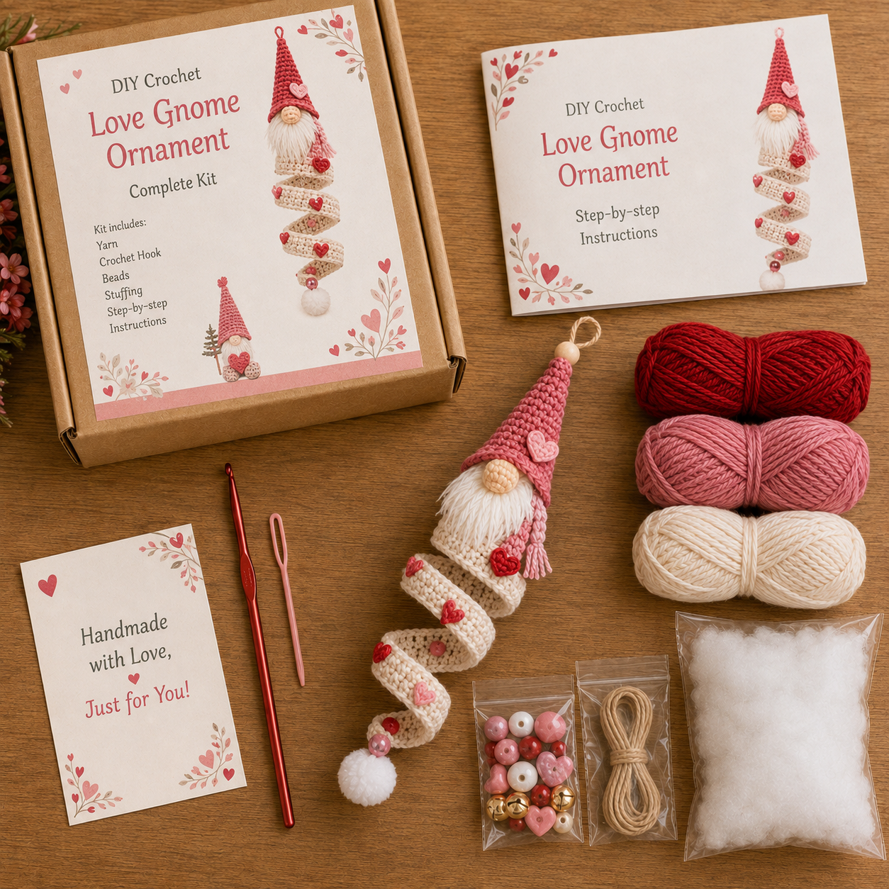 🎄DIY Crochet Gnome Ornament Collection🎉The joy of handicrafts awaits your exploration❤️