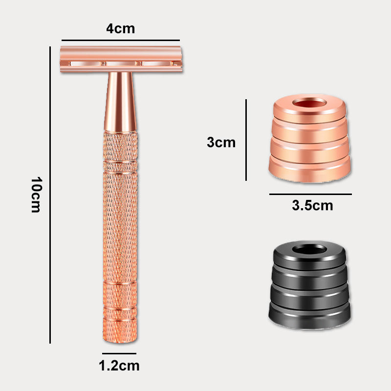 Classic Double-Sided Detachable Razor Set