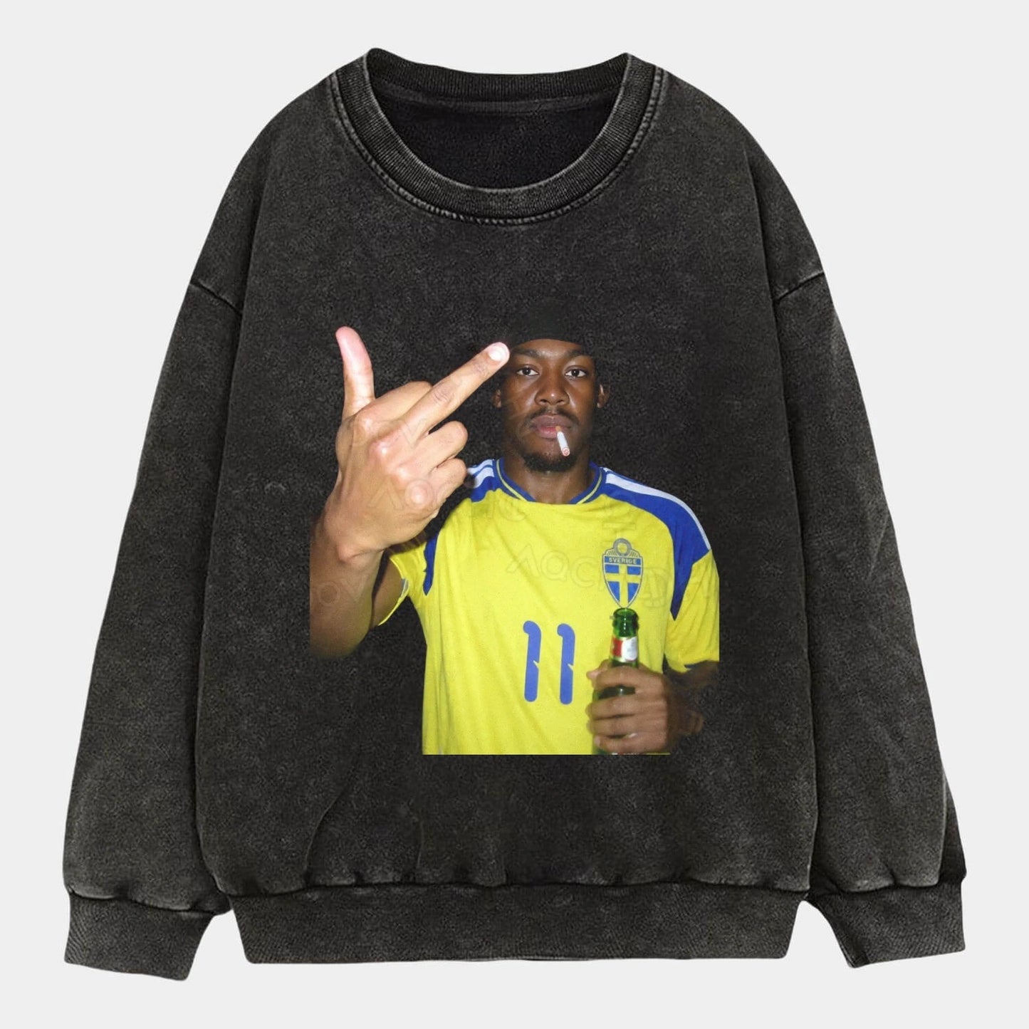 Sweden Football Style Tee 7