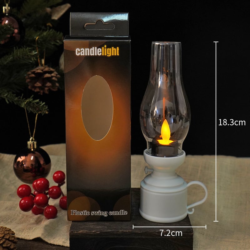 ✨LED Vintage Kerosene Lamp Electronic Swing Candle