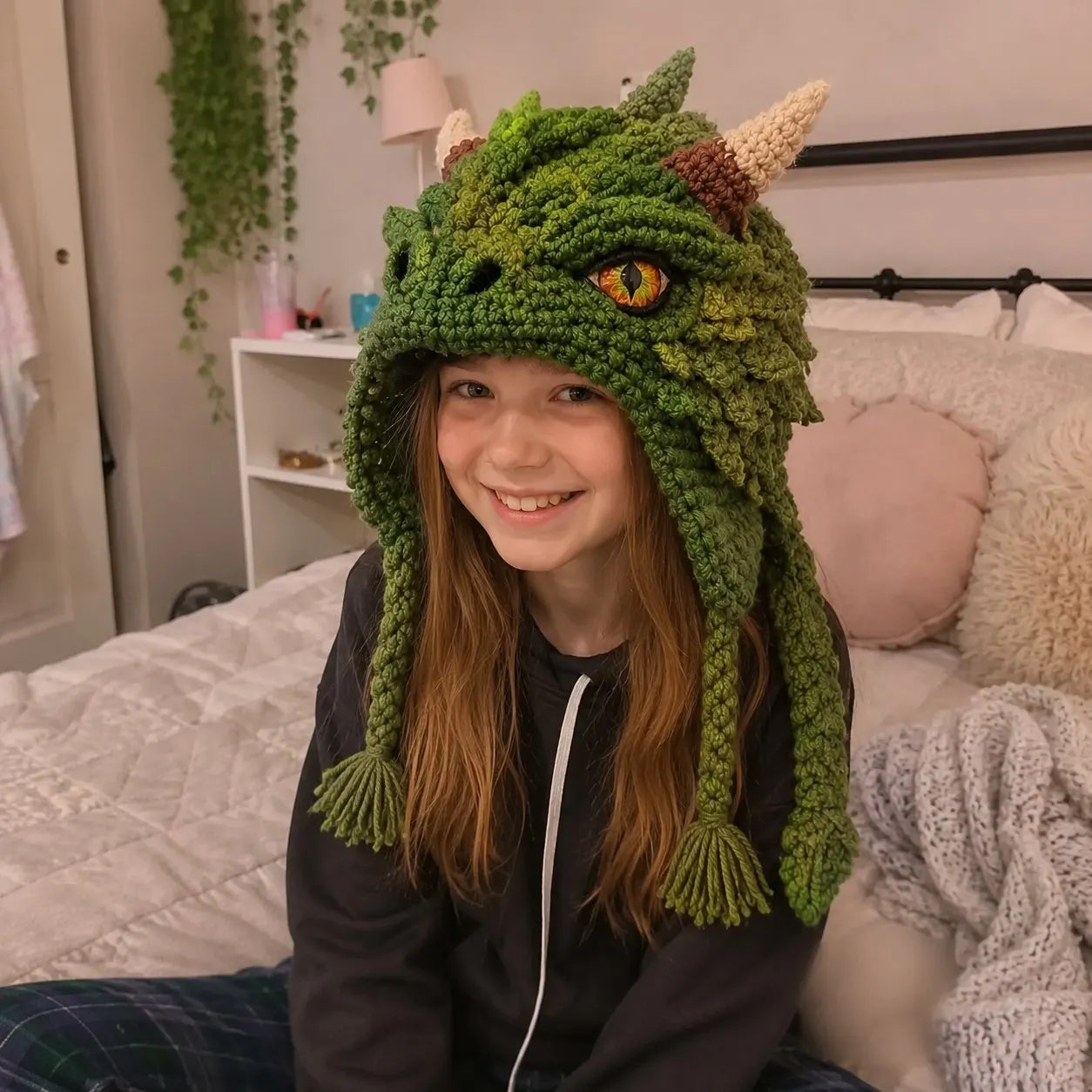 ❤️✨ Cute Animal Crochet Kit for Beginners | Handmade Winter Hat Craft Kit | Complete Amigurumi Crochet Set🧶🎭✨