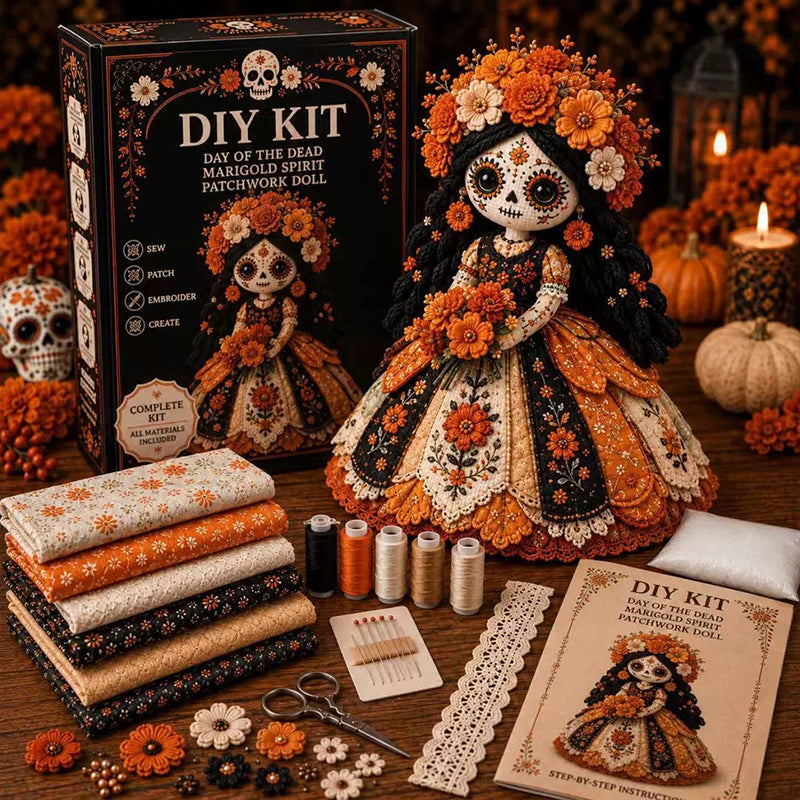 🌹 Spirit of Memories Patchwork Doll Kit