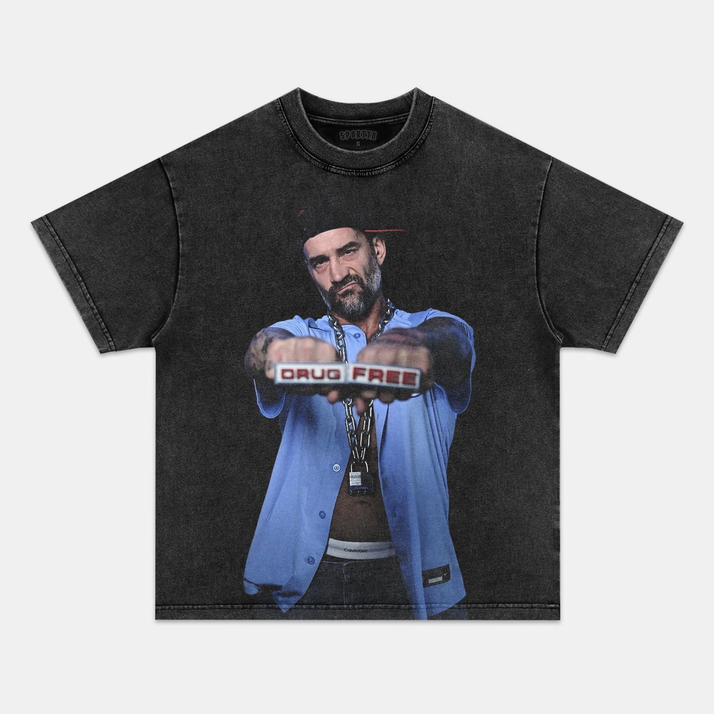 CM PUNK TEE. 6.30
